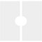 Ekena Millwork Knox Architectural Grade PVC Contemporary Ceiling Medallion, Two Piece, 12"OD x 3"ID x 4"C x 1"P CMP12KX2-03000 - alternate 3